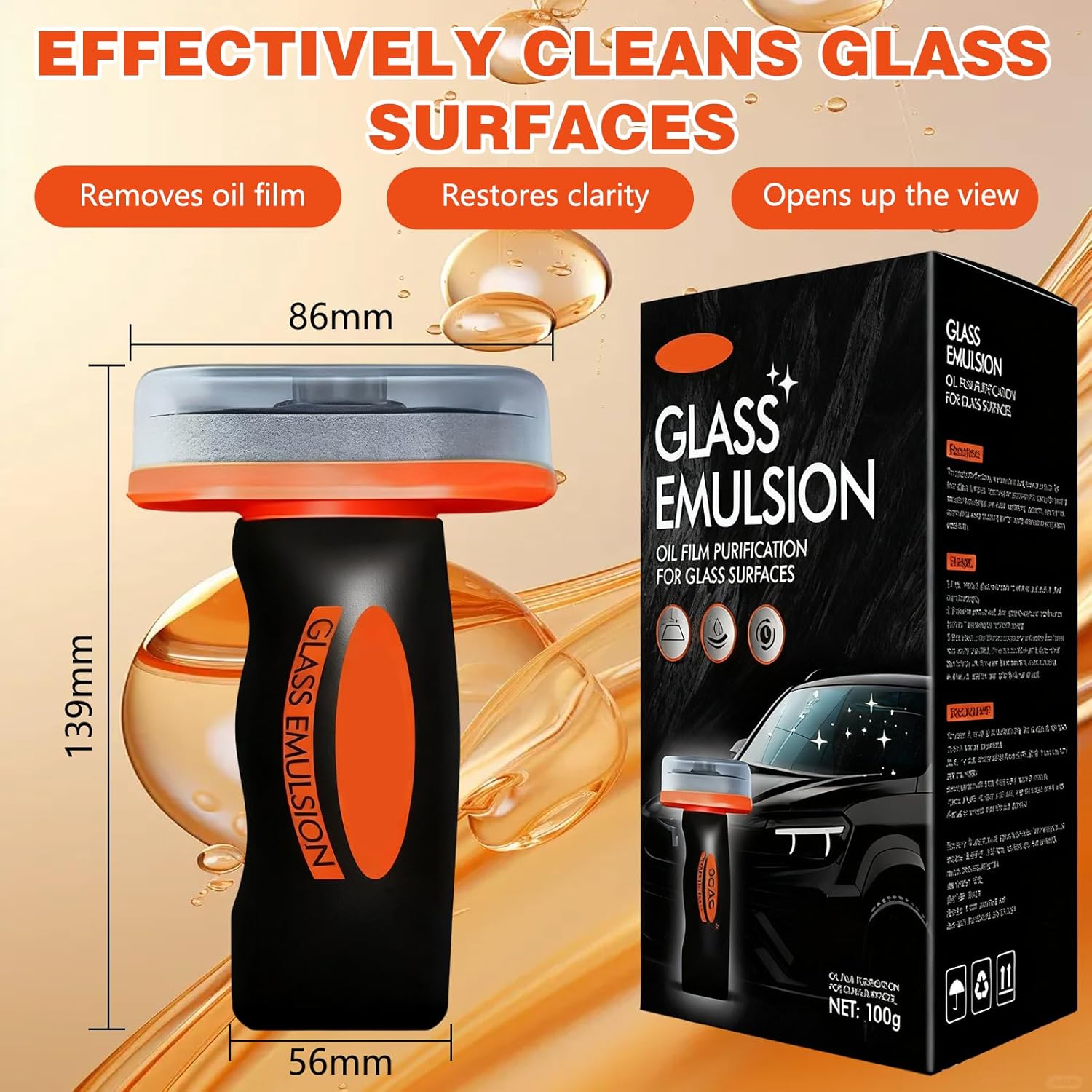 Glass Oil Film Remover